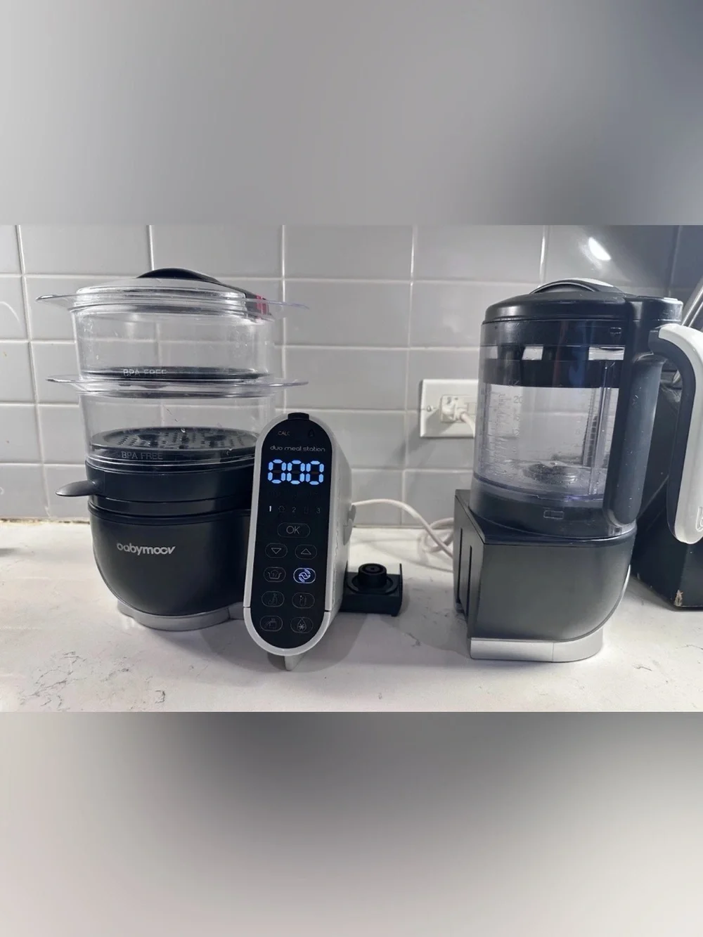 Babymoov NutriBaby+ Blender & Steamer Meal Station BPA-Free Timer A001125